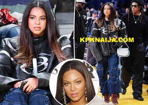 Blue Ivy's Courtside Look Sparks Viral Beyoncé & Jay-Z Comparisons at Lakers Game